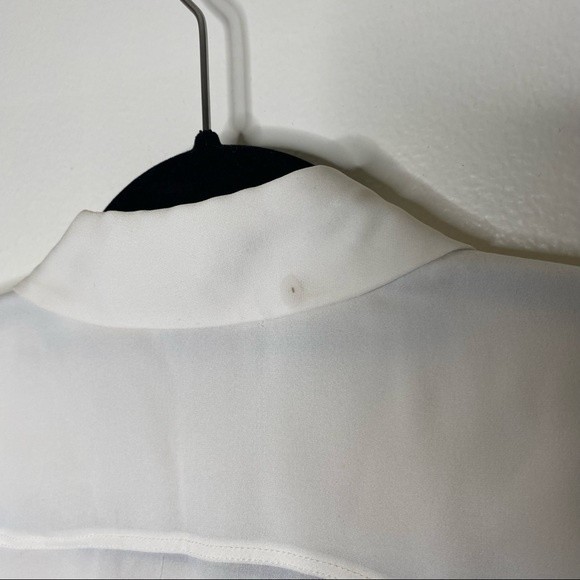 Theory White Sleeveless Blouse - Picture 7 of 7